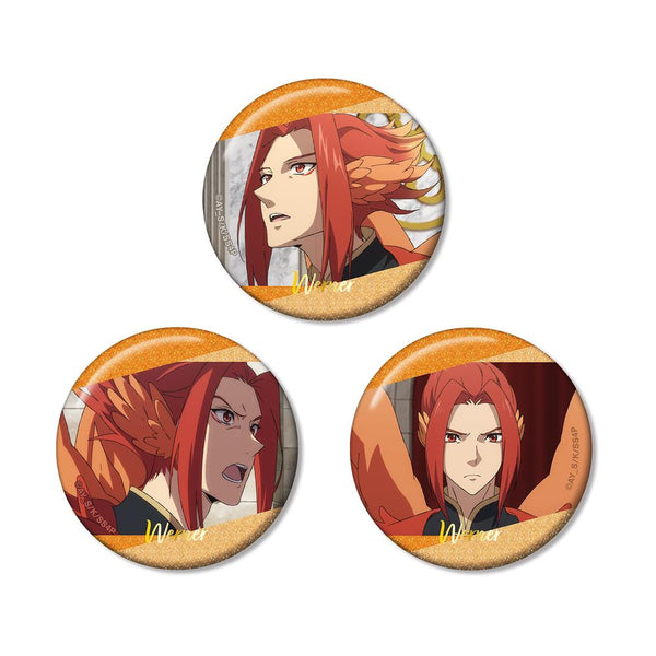 『盾の勇者の成り上がり Season 4』ヴァルナール 場面写グリッター缶バッジ3個セット